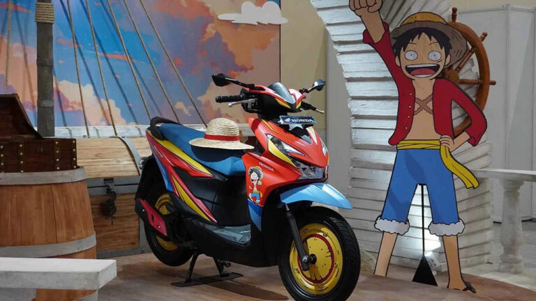 Honda BeAT Kolaborasi One Piece, Motor Matic Ikonik dengan Sentuhan Anime Legendaris