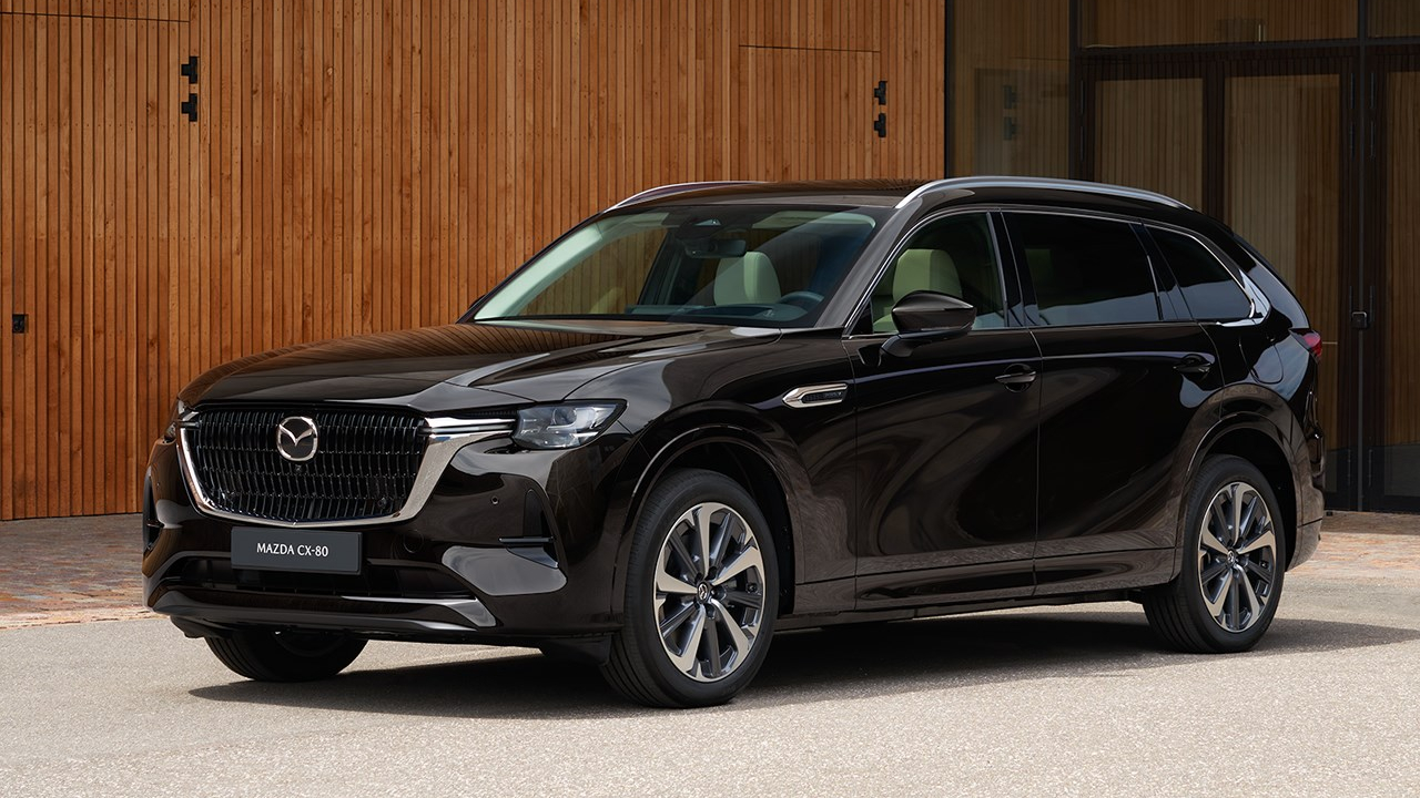 Mazda CX-80 PHEV, SUV Canggih yang Bisa Minum Listrik Lewat Colokan CCS