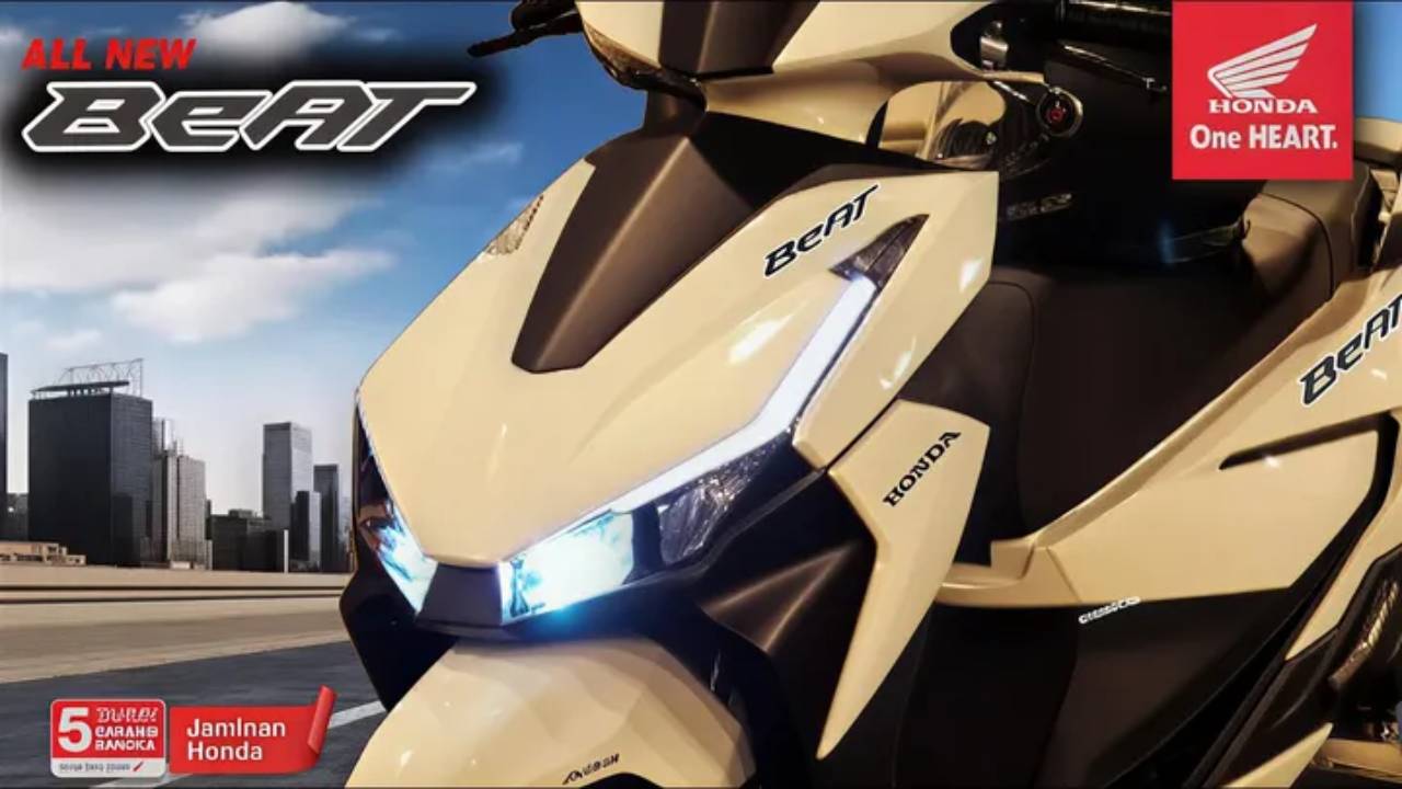 Honda Beat 125cc 2026 akan tampil lebih gagah dan sporty dari sebelumnya