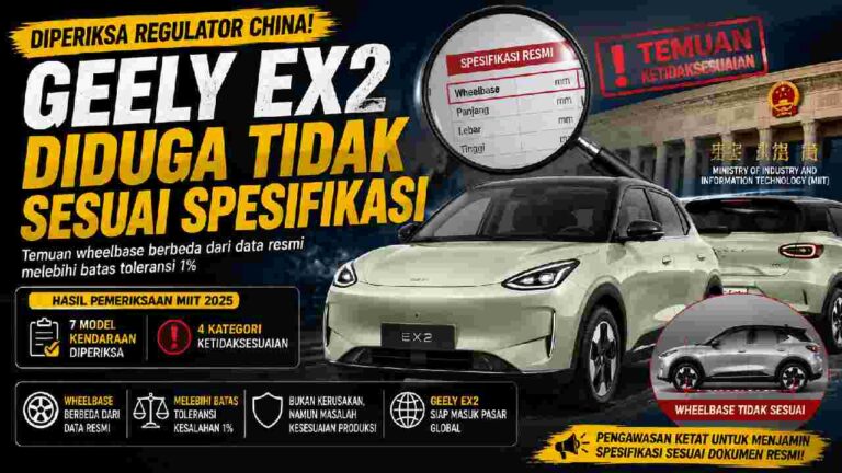 Geely EX2 Diperiksa Regulator China, Perbedaan Spesifikasi Jadi Sorotan