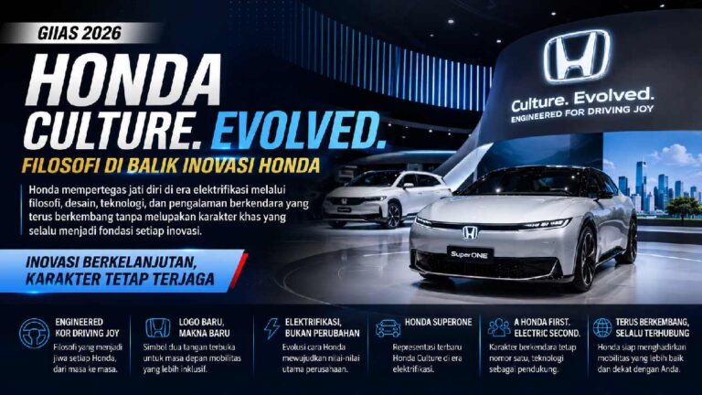 Honda Culture. Evolved: Filosofi Baru Honda di GIIAS 2026 yang Menyatukan Inovasi dan Pengalaman Berkendara