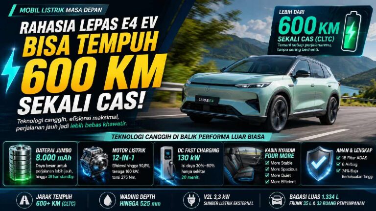 Rahasia Lepas E4 EV Bisa Tempuh 600 Km Sekali Cas, Ini Teknologi di Baliknya