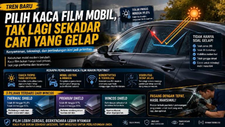 Tren Baru Memilih Kaca Film Mobil, Tak Lagi Sekadar Mengejar Tampilan Gelap