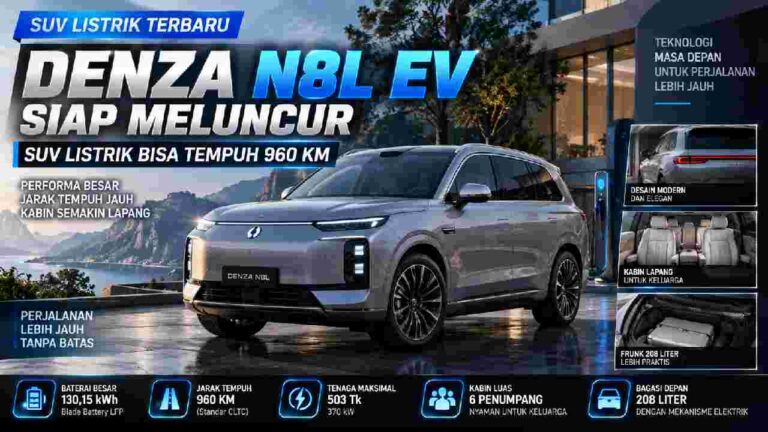 Denza N8L EV Siap Meluncur, SUV Listrik Bongsor Tawarkan Jarak 960 Km