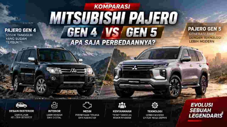 Mitsubishi Pajero Gen 5 vs Gen 4, Evolusi Besar SUV Legendaris