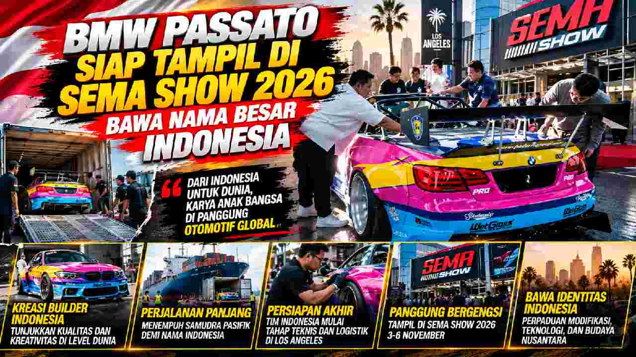 BMW Passato Siap Tampil di SEMA Show 2026, Bawa Kreativitas Indonesia ke Dunia
