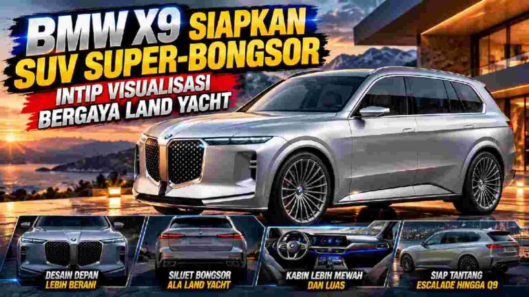 BMW X9 Disiapkan Jadi SUV Super-Bongsor, Visual Land Yacht Curi Perhatian