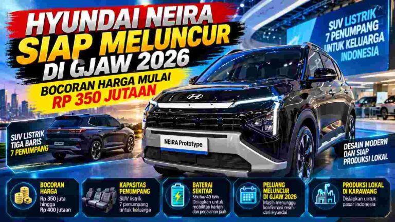 Hyundai Neira Siap Menggoda Pasar, Harga Diprediksi Mulai Rp350 Jutaan