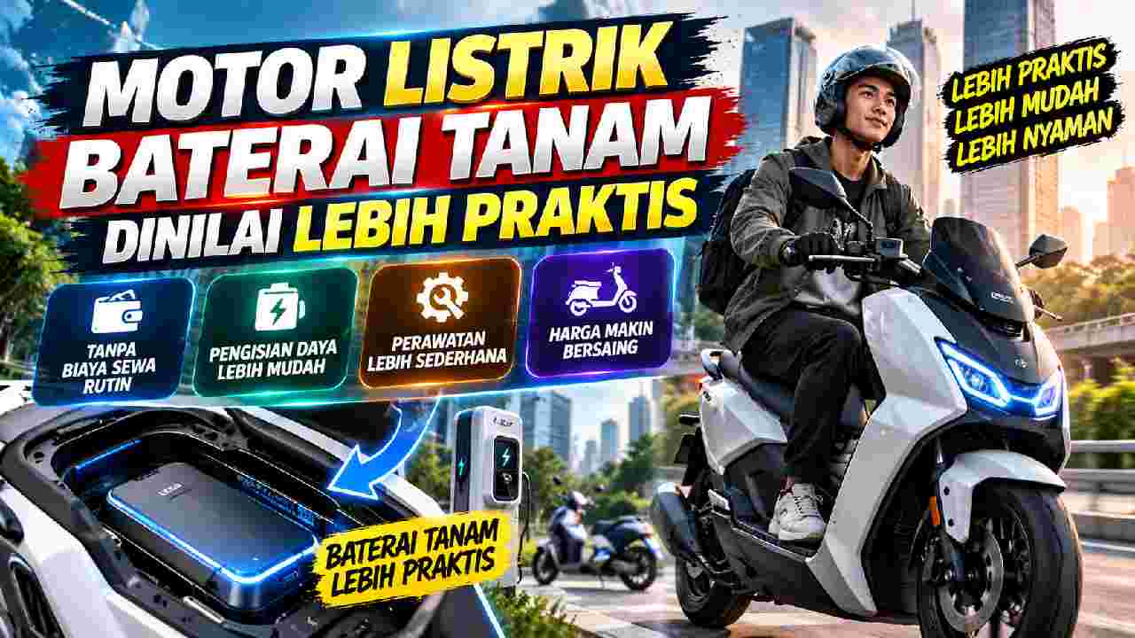 Motor Listrik Baterai Tanam Dinilai Praktis, Konsumen Pertimbangkan Biaya Jangka Panjang